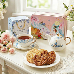 【世豐】【Peter Rabbit 比得兔】比得兔奶油蝴蝶酥禮盒 年節禮盒 喜餅禮盒 手工餅乾禮盒 伴手禮 奶油蝴蝶酥禮盒 蝴蝶酥