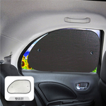 MIRAREED High-Density Heat Insulating Small Curved Sunshade (2pcs), , large