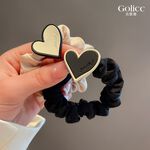【Gulicc】古莉可 髮圈 韓版愛心髮圈 2入裝, , large
