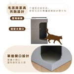 邊几 邊櫃 茶几 茶幾 邊桌 收納櫃 貓窩 貓跳台 雜誌櫃 萬用床頭櫃 TA486, 奶茶色, large