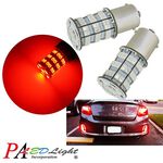 【PA LED】1156 單芯 平角 斜角 55晶 5630 2835 SMD LED 紅光 尾燈 小燈 方向燈 後霧燈, , large