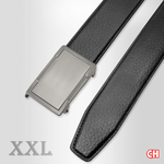 【CH-BELT 銓丞皮帶】XXL加長尺寸 內穿式自動扣皮帶 男紳士皮帶腰帶(黑XXL), , large