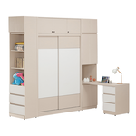 【唯熙傢俱】米娜雙色8.3x8尺臥室組, , large