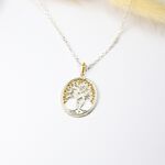 【Angel & Me】Eternal Tree of Life s925 sterling silver necklace Birthday gift, , large