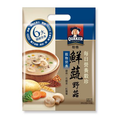 桂格每日營養穀珍鮮蔬野菇250g