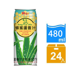 【半天水】鮮剖蜂蜜蘆薈汁1箱〈480mlx24瓶/易開罐/箱〉, , large