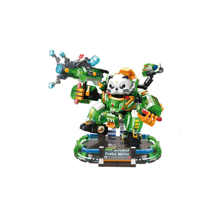  [Brick Republic]ZHEGAO 662011 Panda Mecha &ndash; Fubao (Educational Building Blocks)