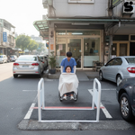 【 SHAONIANNA.TW 】一體成型通道架100x60x70｜15kg高承重｜消光黑｜免組裝｜店面出入口動線｜結構型拒馬, , large