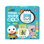 [風車圖書] 幼兒學習讀卡機 (學習ㄅㄆㄇ、ABC、123、唐詩、成語、童話、兒歌）-FOOD超人, , large