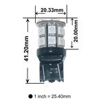 【PA LED】T20 單芯 7440 20晶 60晶體 SMD LED 日行燈 方向燈 後霧燈 尾燈 七色可選, , large