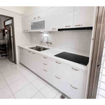 【KW廚房世界】系統廚具 廚房設計 客製化 廚櫃 流理台 工廠直營 一字型流理台 289公分 人造石 搭喜特麗 三機 水槽, , large