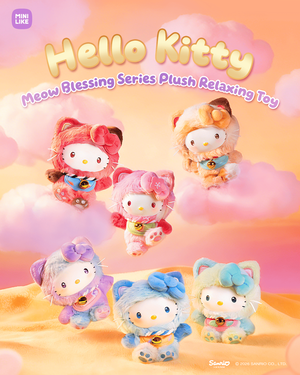 【際洋文化】Hello Kitty Style喵喵賜福系列搪膠毛絨捏捏樂