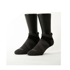 暖陽麻花輕壓力足弓船短男襪-黑<尺寸:XL 26-29cm>