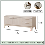 【唯熙傢俱】白辰鋼刷白4尺座式鞋櫃, , large
