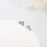 【Angel & Me】Fuji mountain s925 sterling silver earrings birthday gift, , large