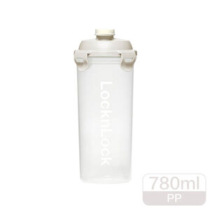 樂扣樂扣PP微波水壺780ml-珍奶隨身杯-灰