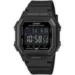 CASIO 卡西歐 0年電力方形電子錶-黑 手錶 學生錶 送禮 禮物 推薦(W-738H-1BV), , large