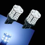 【PA LED】T20 雙芯 7443 20晶 60晶體 SMD LED 煞車燈 方向燈 倒車燈 日行燈 小尺寸, , large