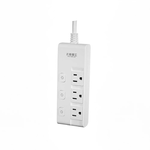 MAX STAR 太星電工 蓋安全四開 三插 滑蓋 電腦線 3P 6尺  3條/組  MX306  (OCJ43306), , large