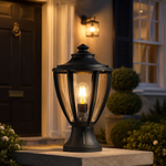 【卡米達】E27戶外門柱燈(CA1030SBK), , large