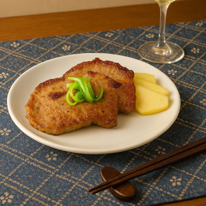 sliced pork loin (ginger juice)