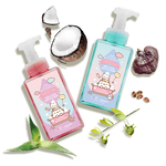 Luveta 寶寶2合1柔護洗髮沐浴泡泡慕斯 - 450ml / 粉紅瓶［集翔國際］, , large