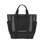 Lesportsac Sheer Medium Open Tote 微透網布手提托特包 手提袋 購物袋 送禮 禮物 男包(黑色)L261-1815N-LD55, , large