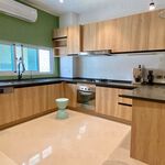 【KW廚房世界】系統廚具 廚房設計 客製化 廚櫃 工廠直營L字型流理台 石英石檯面 木製桶身系統門版 櫻花排油煙機, , large