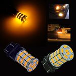 【PA LED】美規 3157 3156 55晶 5630 2835 SMD LED 橘光 黃光 方向燈 角燈 小燈, , large