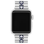 COACH Apple Watch 錶帶 38/40/41mm適用 品牌C字 不鏽鋼錶帶(不含手錶), , large