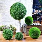 【YU Living】仿真米蘭草球裝飾樹球-中, , large