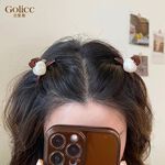 【Gulicc】古莉可 髮夾 韓版果凍色愛心小抓夾 4件套, , large
