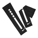 NIKE PRO ELITE 臂套 2.0 一雙入 健身 訓練 戶外運動 簡約 透氣 防曬 抗紫外線 人體工學 黑 白, , large