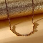 【MORELLATO】Design 不鏽鋼波潤項鍊-金色 SAYP01, , large