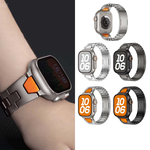 【山水之寶】Apple Watch 44/45/49/S10 46/S11 46mm錶帶 愛馬元素系列 典藏不銹鋼錶帶 滑拆式免工具, , large