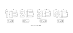 【協進五金】數字把手 "1" 吊黑鎳, , large