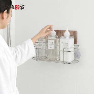 生活采家 樂貼免打孔沐浴瓶罐置物架 撕貼無痕 MIT304不鏽鋼