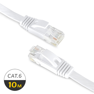 [RONEVER] Cat.6高速超薄扁線網路線 VAA-10 10米