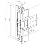 昌運監視器 PONGEE Pegasus PGS-702A(EDM-105A) 斷電開陰極電鎖 斷電時釋放 搭配機械方型, , large