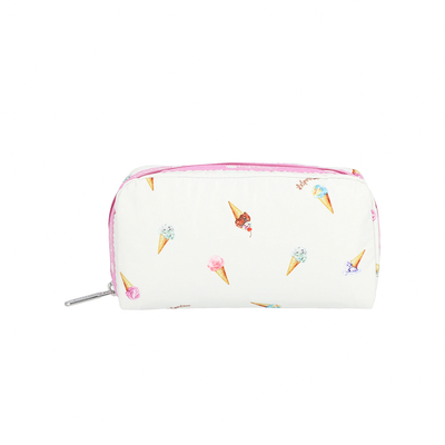 Lesportsac Rectangular Cosmetic 長形化妝包 盥洗包 收納包 女包(繽紛冰淇淋)