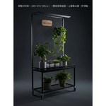 【 SHAONIANNA.TW 】工業風鐵網植物展示架｜100x45x190cm附輪｜一體成型免組裝｜上層集水盤設計花架, , large