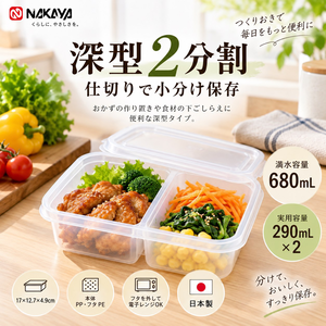 【HIYASU日安工坊】2分格保存盒E