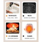 【Glolux】小白金3.5L晶鑽氣炸鍋 玻璃氣炸鍋 氣炸鍋 烘培紙, , large