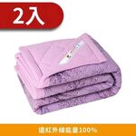 [CINN Official Store] Nano Far‑Infrared Energy Purple Thickened Winter Blanket Set &ndash; 5 &times; 7 ft (2‑Pack), , large