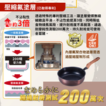 【日本竹原】日本製和樂亭絢IH輕量不沾深型平底鍋22cm(含蓋)可用金屬鏟/不挑爐具, , large