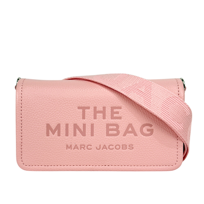 MARC JACOBS 粒面皮革迷你斜背包WOC/手拿包/蝴蝶結粉