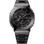 CASIO 卡西歐 G-SHOCK八角 全金屬版 太陽能藍芽雙顯手錶-黑 GM-B2100BD-1A, , large