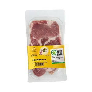 嚴選冷藏台灣豬梅花肉排330g-貼體包裝※因配送關係實際到貨效期約2-3天