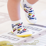 【KOMUELLO】學步鞋─小花豹(黃)(115mm/125mm/135mm), , large