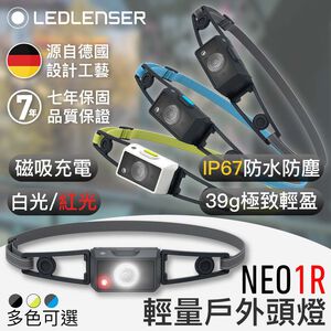  限時領券享超殺折扣✨【德國品牌｜7年保固】露營/跑步/登山 | 超輕量NEO1R 充電式頭燈